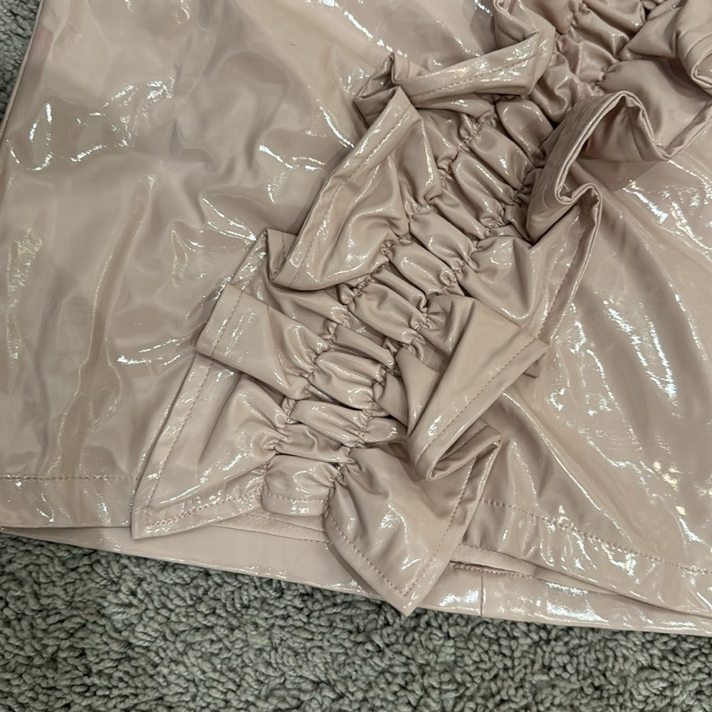 Vinyl Ribbed Skirt - Picture 3 of 4